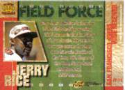 1996 Crown Royale Field Force #13 Jerry Rice back image