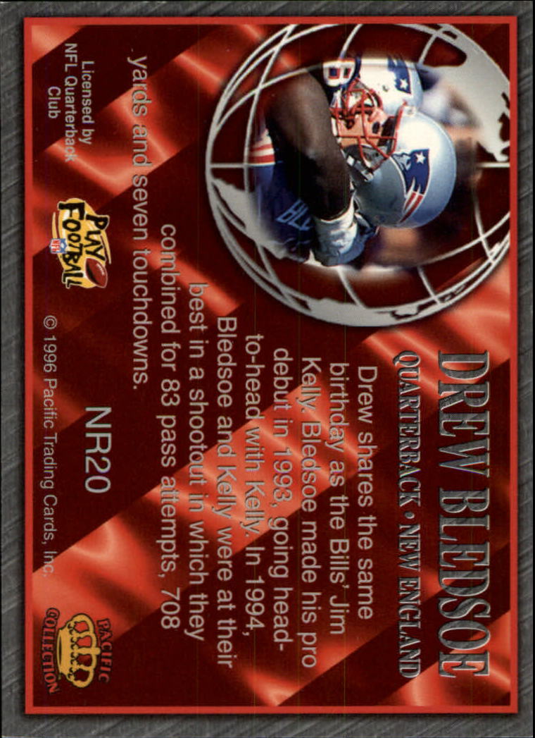 1996 Crown Royale NFL Regime #20 Drew Bledsoe back image