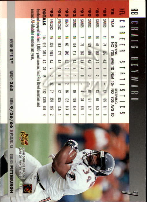A2157- 1996 Donruss Football Cards 1-240 +Inserts -You Pick- 15+ FREE US SHIP - Picture 15 of 483