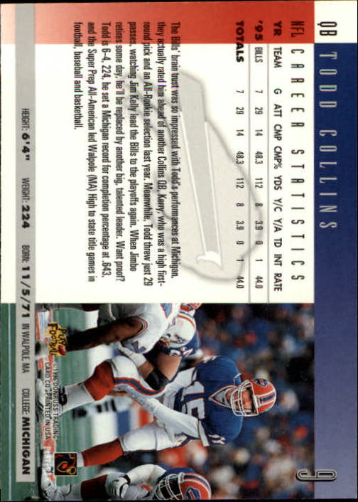 A2157- 1996 Donruss Football Cards 1-240 +Inserts -You Pick- 15+ FREE US SHIP - Picture 19 of 483