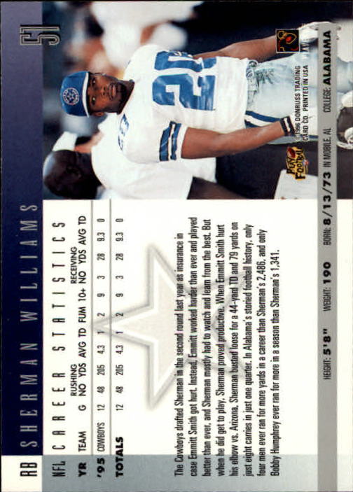 A2157- 1996 Donruss Football Cards 1-240 +Inserts -You Pick- 15+ FREE US SHIP - Picture 99 of 483