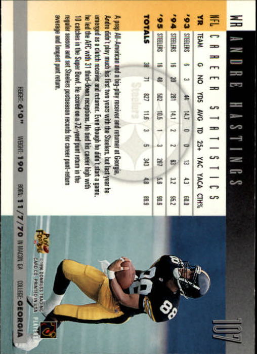 A2157- 1996 Donruss Football Cards 1-240 +Inserts -You Pick- 15+ FREE US SHIP - Picture 205 of 483