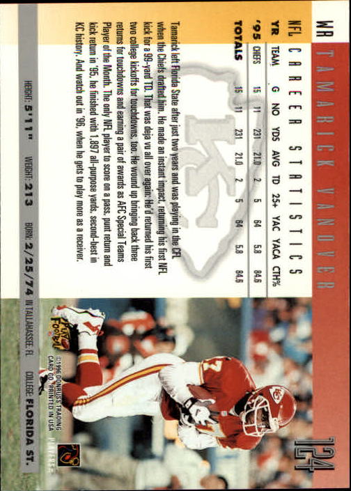 A2157- 1996 Donruss Football Cards 1-240 +Inserts -You Pick- 15+ FREE US SHIP - Picture 237 of 483