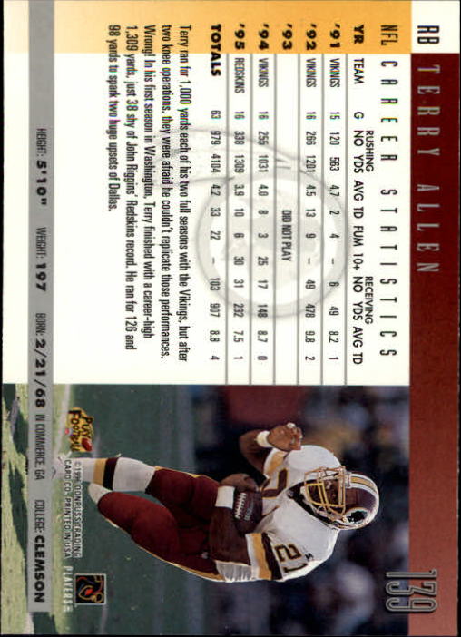 A2157- 1996 Donruss Football Cards 1-240 +Inserts -You Pick- 15+ FREE US SHIP - Picture 267 of 483