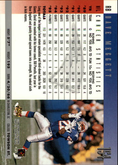 A2157- 1996 Donruss Football Cards 1-240 +Inserts -You Pick- 15+ FREE US SHIP - Picture 297 of 483