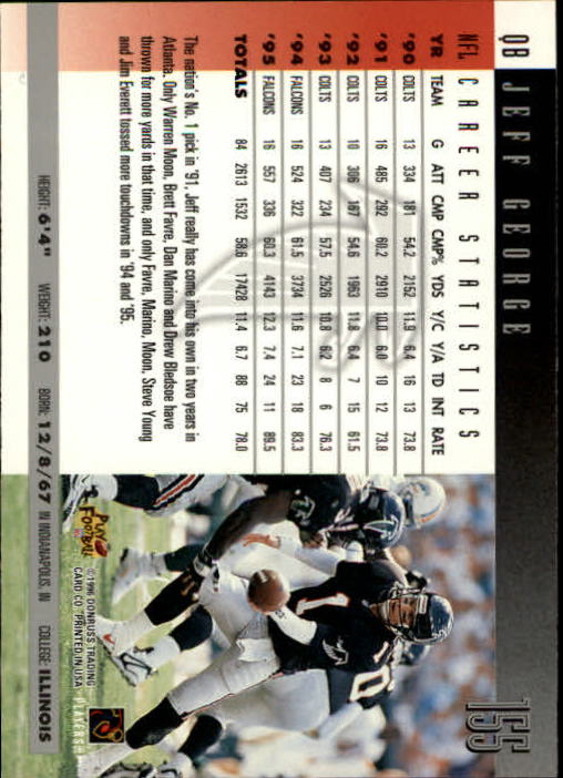 A2157- 1996 Donruss Football Cards 1-240 +Inserts -You Pick- 15+ FREE US SHIP - Picture 299 of 483