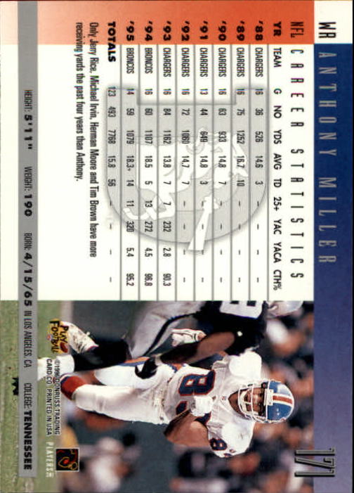 A2157- 1996 Donruss Football Cards 1-240 +Inserts -You Pick- 15+ FREE US SHIP - Picture 331 of 483