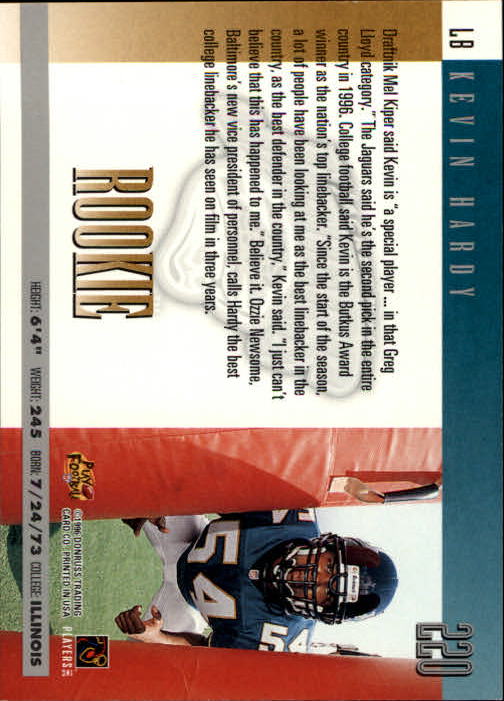 A2157- 1996 Donruss Football Cards 1-240 +Inserts -You Pick- 15+ FREE US SHIP - Picture 427 of 483
