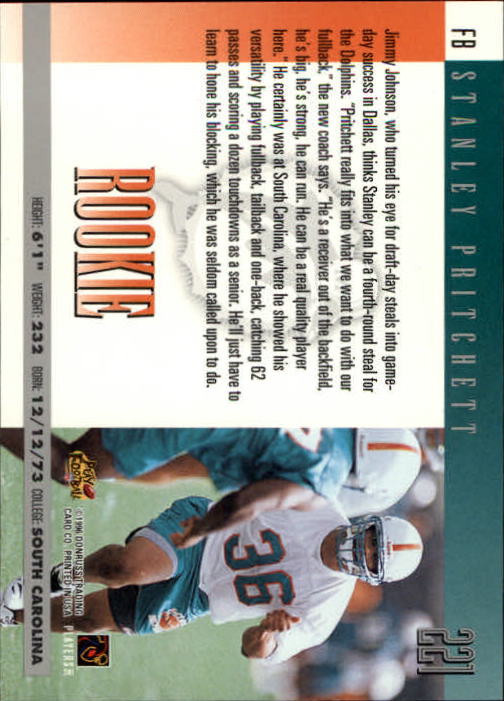 A2157- 1996 Donruss Football Cards 1-240 +Inserts -You Pick- 15+ FREE US SHIP - Picture 429 of 483