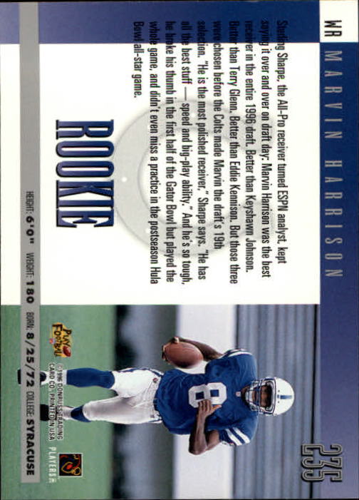 A2157- 1996 Donruss Football Cards 1-240 +Inserts -You Pick- 15+ FREE US SHIP - Picture 457 of 483