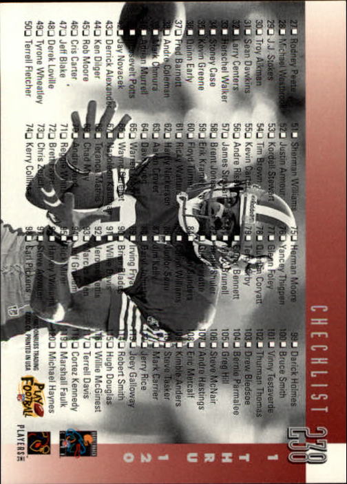 A2157- 1996 Donruss Football Cards 1-240 +Inserts -You Pick- 15+ FREE US SHIP - Picture 461 of 483
