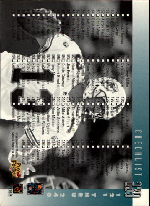 1996 Donruss #239 Dan Marino CL back image