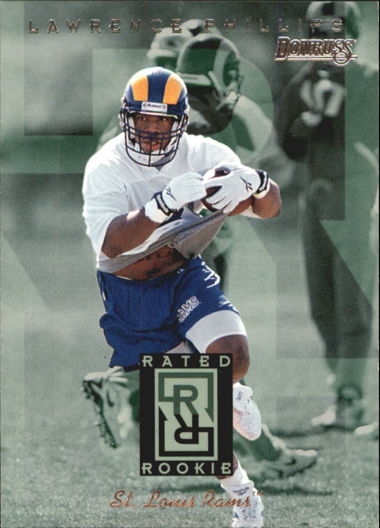 1996 Donruss Rated Rookies #7 Lawrence Phillips