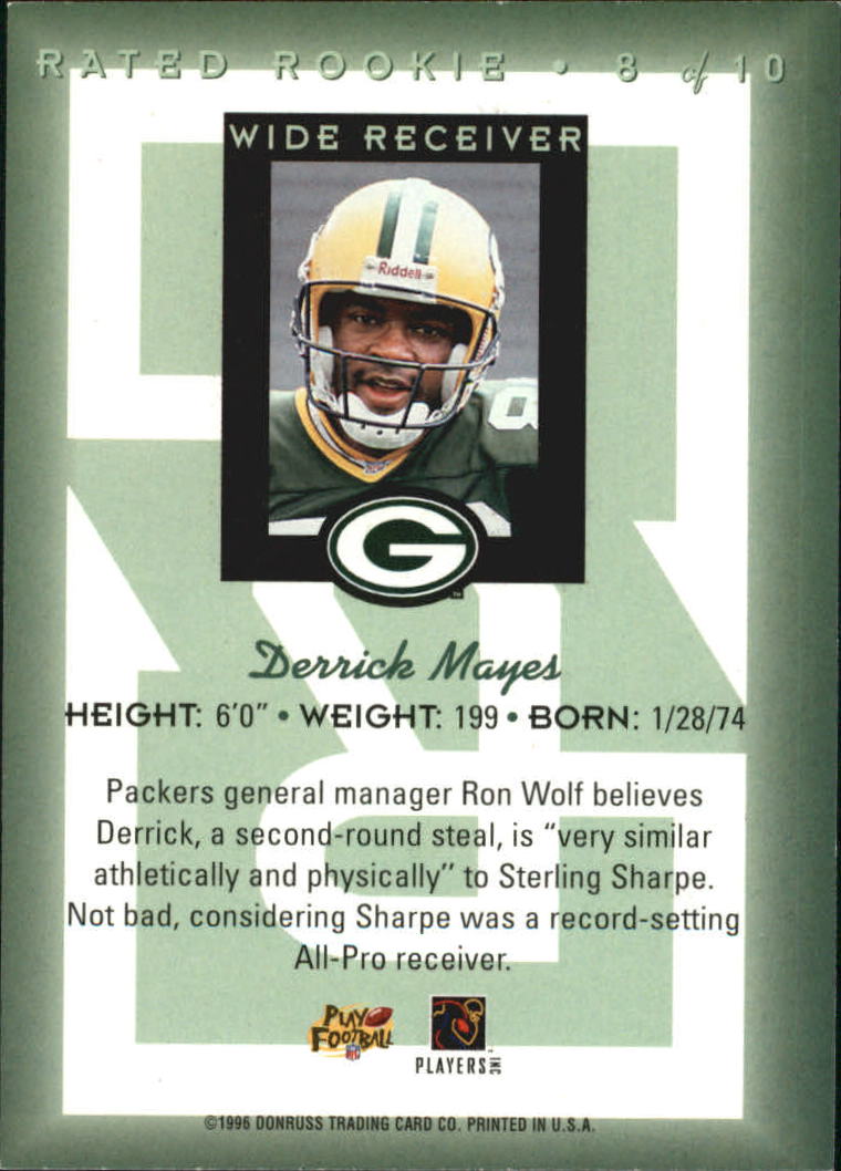 A2157- 1996 Donruss Football Cards 1-240 +Inserts -You Pick- 15+ FREE US SHIP - Picture 483 of 483