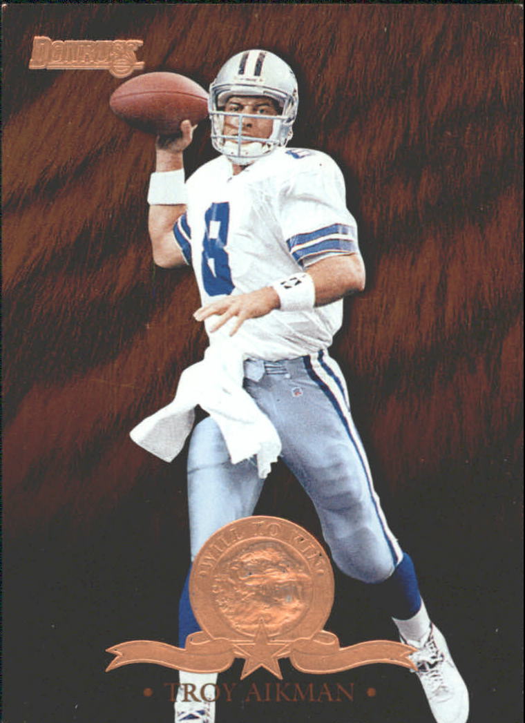 1996 Donruss Will To Win #7 Troy Aikman