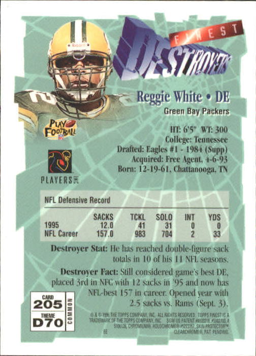 Reggie White cards (1988-2020) Eagles Packers - You Choose