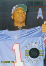 1996 Collector's Choice Eddie George Rookie Houston Oilers #12