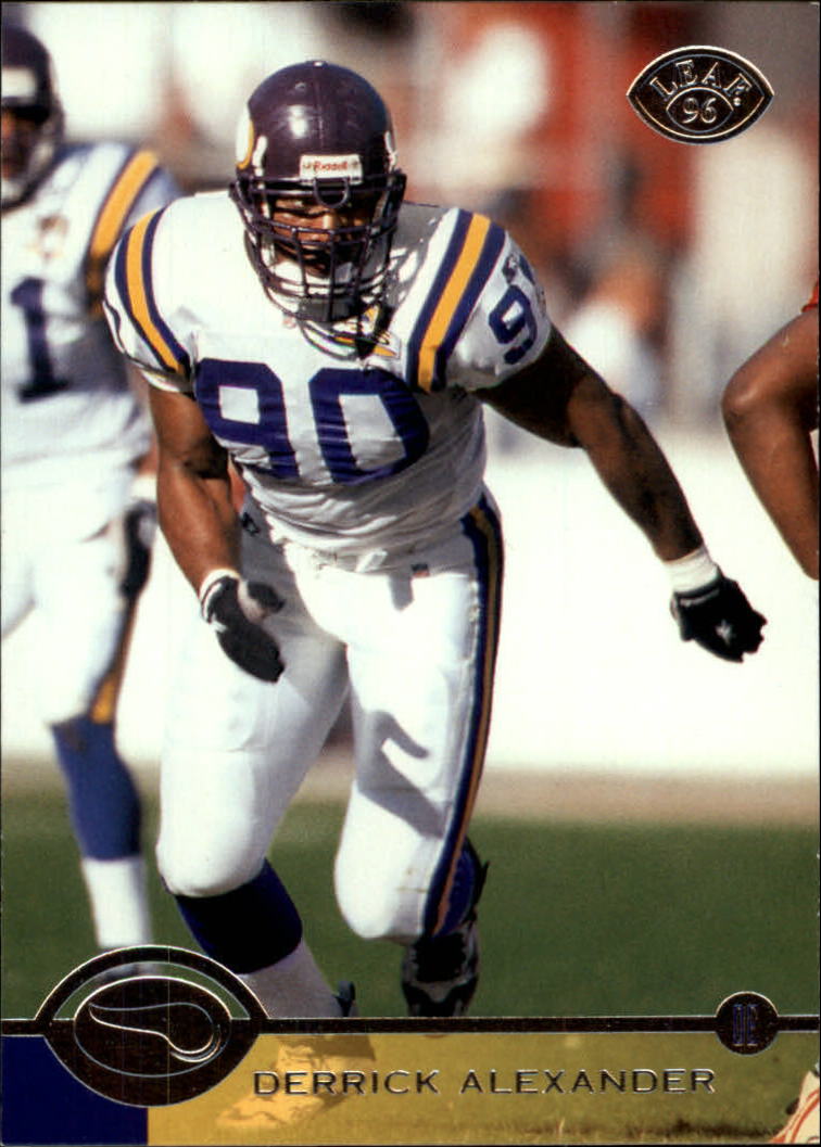 1996 Leaf #30 Derrick Alexander DE
