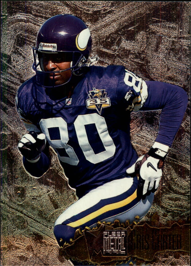 Football Card Images Set: 1996 Fleer Metal