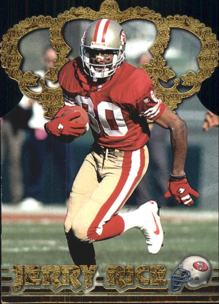 1996 Pacific Gold Crown Die Cuts #18 Jerry Rice