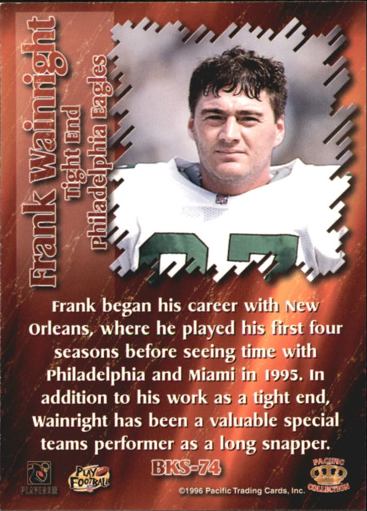 Sports Card Back