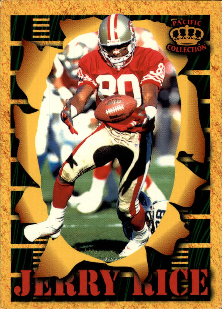 1996 Pacific Invincible Smash Mouth #158 Jerry Rice