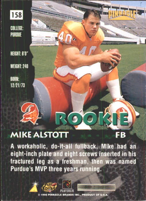 A7346- 1996 Pinnacle Football Cards 1-200 +Rookies -You Pick- 15+ FREE US SHIP - Picture 313 of 401