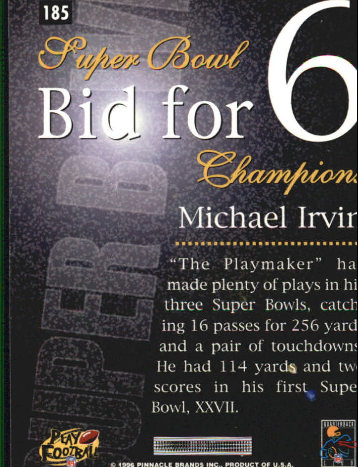 Sports Card Back