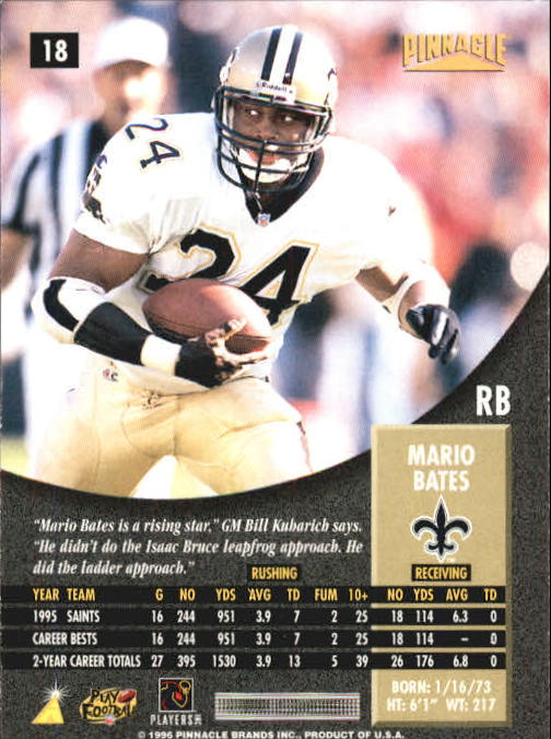 Sports Card Back