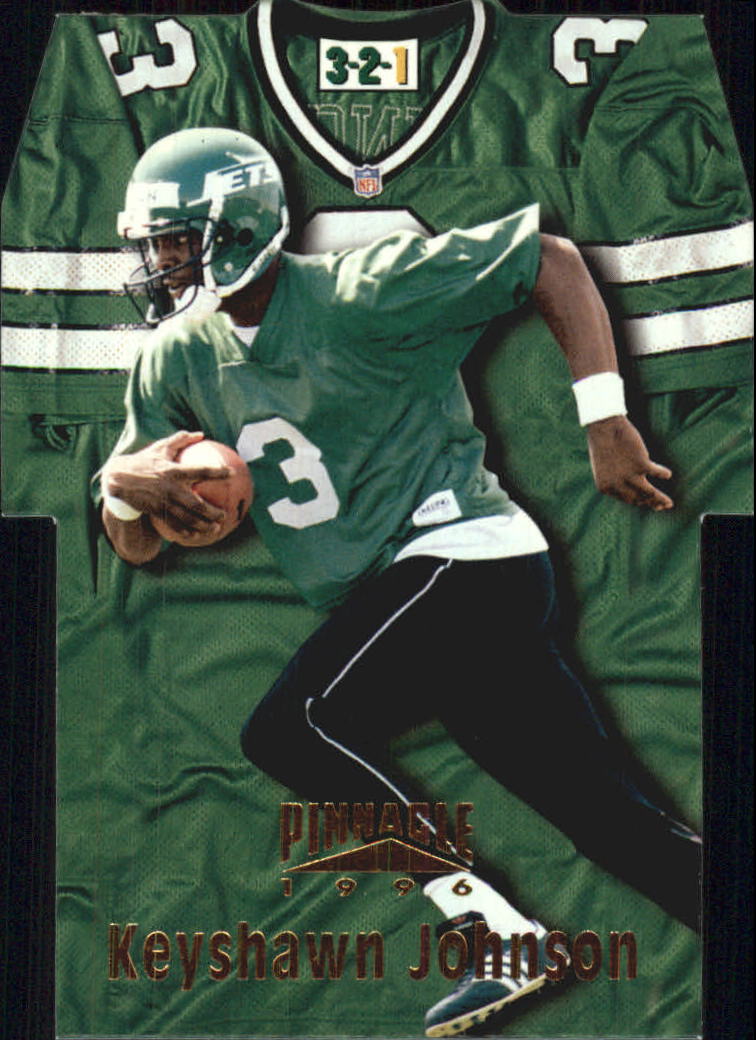 1996 Pinnacle Die Cut Jerseys #16 Keyshawn Johnson - NM-MT