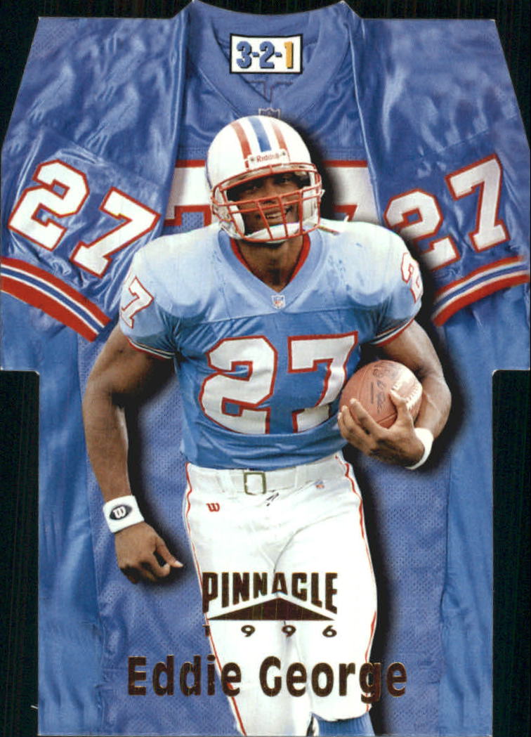 1996 Pinnacle Die Cut Jerseys #20 Eddie George