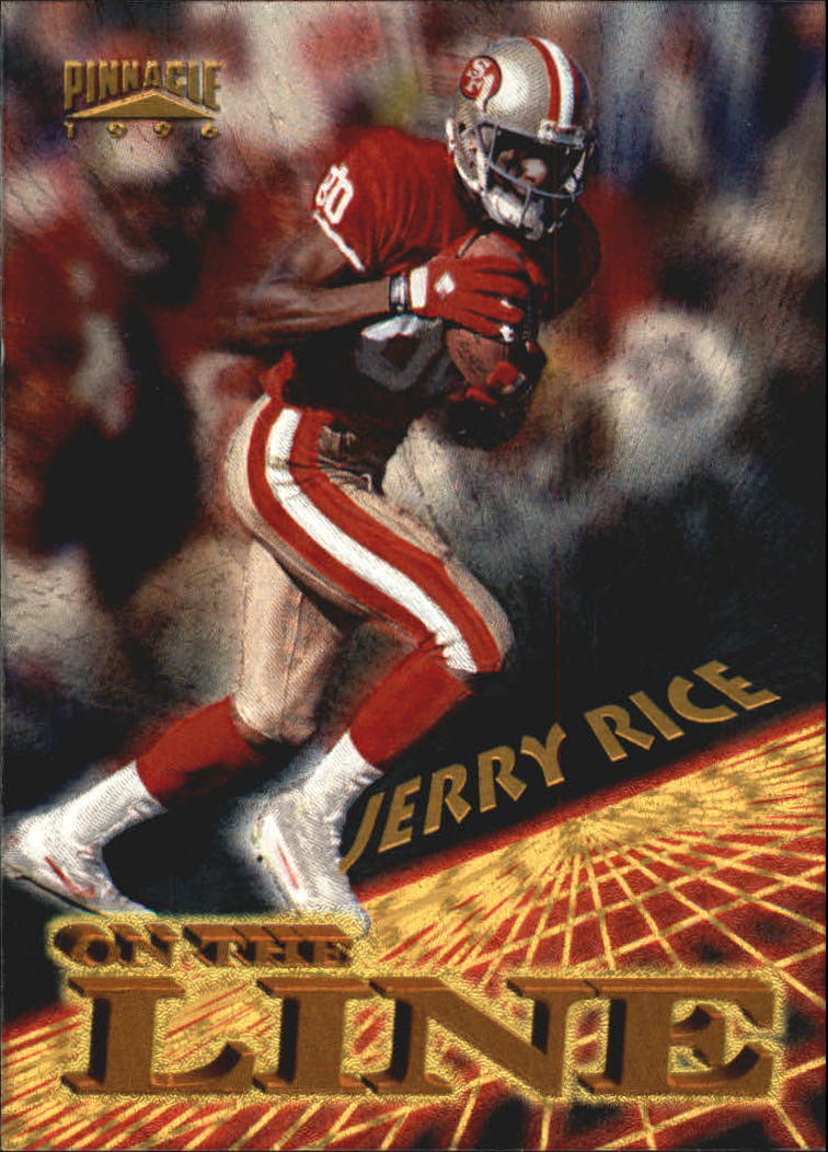 1996 Pinnacle On The Line #6 Jerry Rice