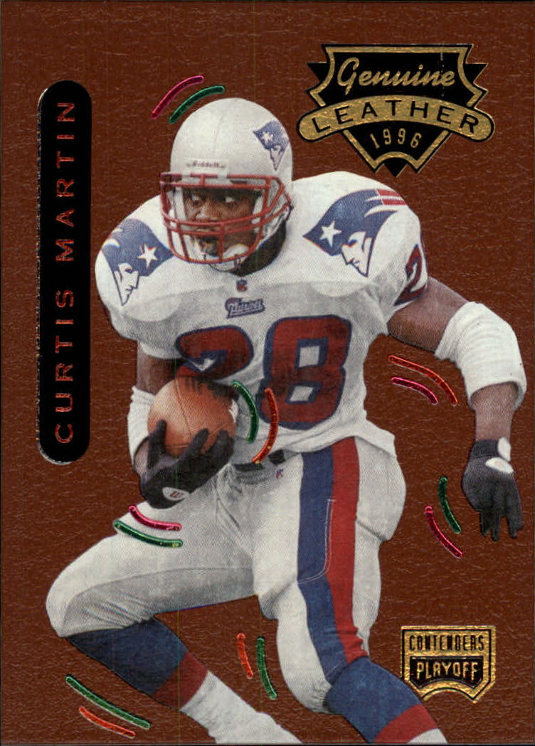 1996 Playoff Contenders Leather #5 Curtis Martin R