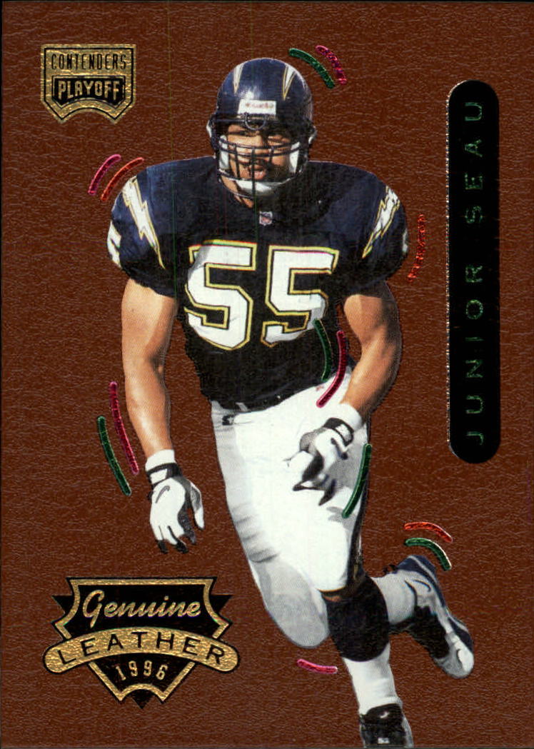 1996 Playoff Contenders Leather #6 Junior Seau G