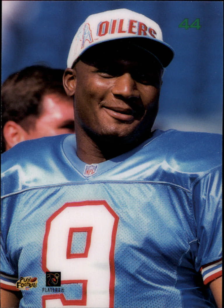 1996 Playoff Contenders Leather #44 Steve McNair G back image