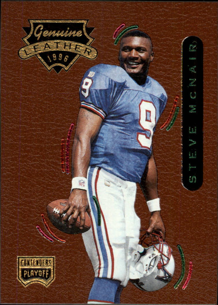 1996 Playoff Contenders Leather #44 Steve McNair G