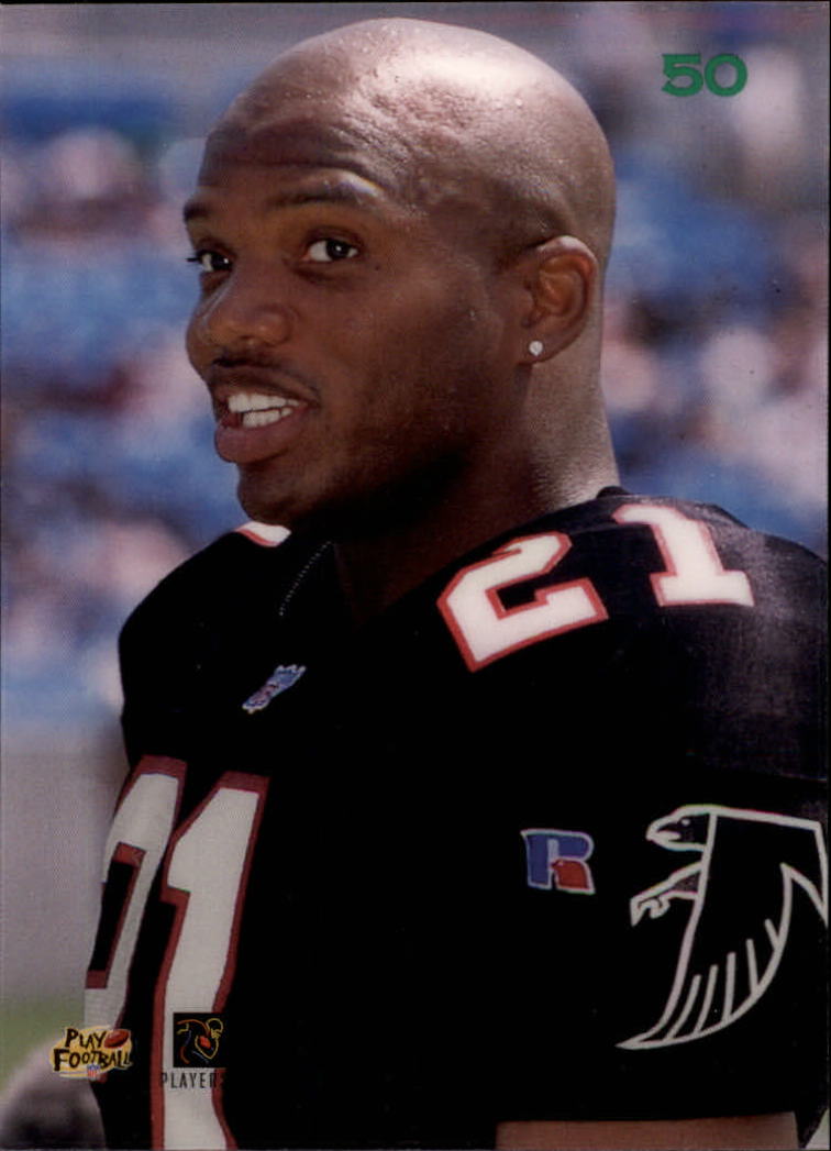 1996 Playoff Contenders Leather #50 Eric Metcalf G back image
