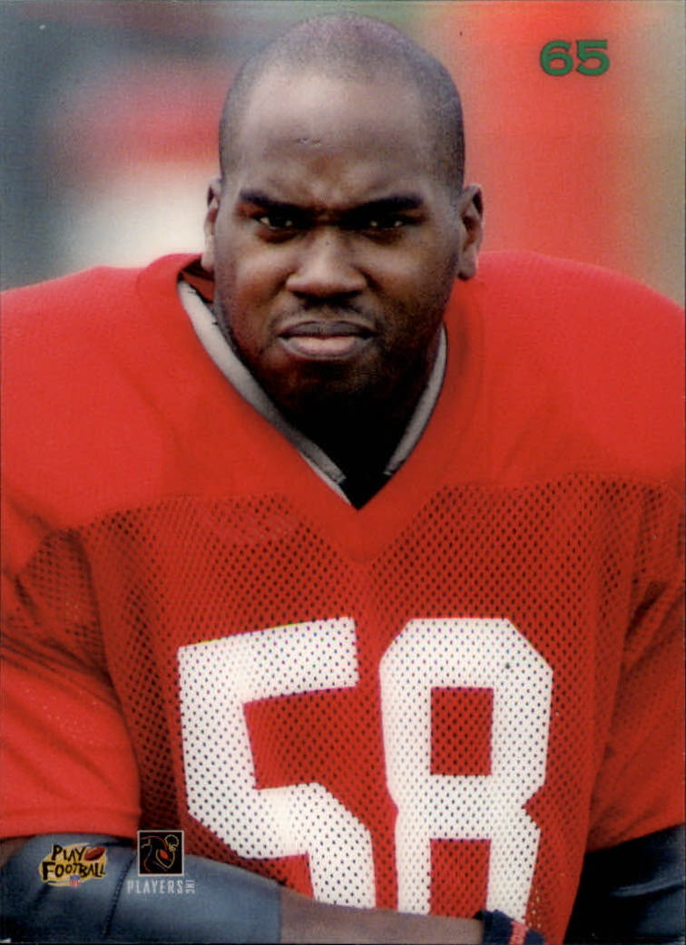 1996 Playoff Contenders Leather #65 Derrick Thomas G back image