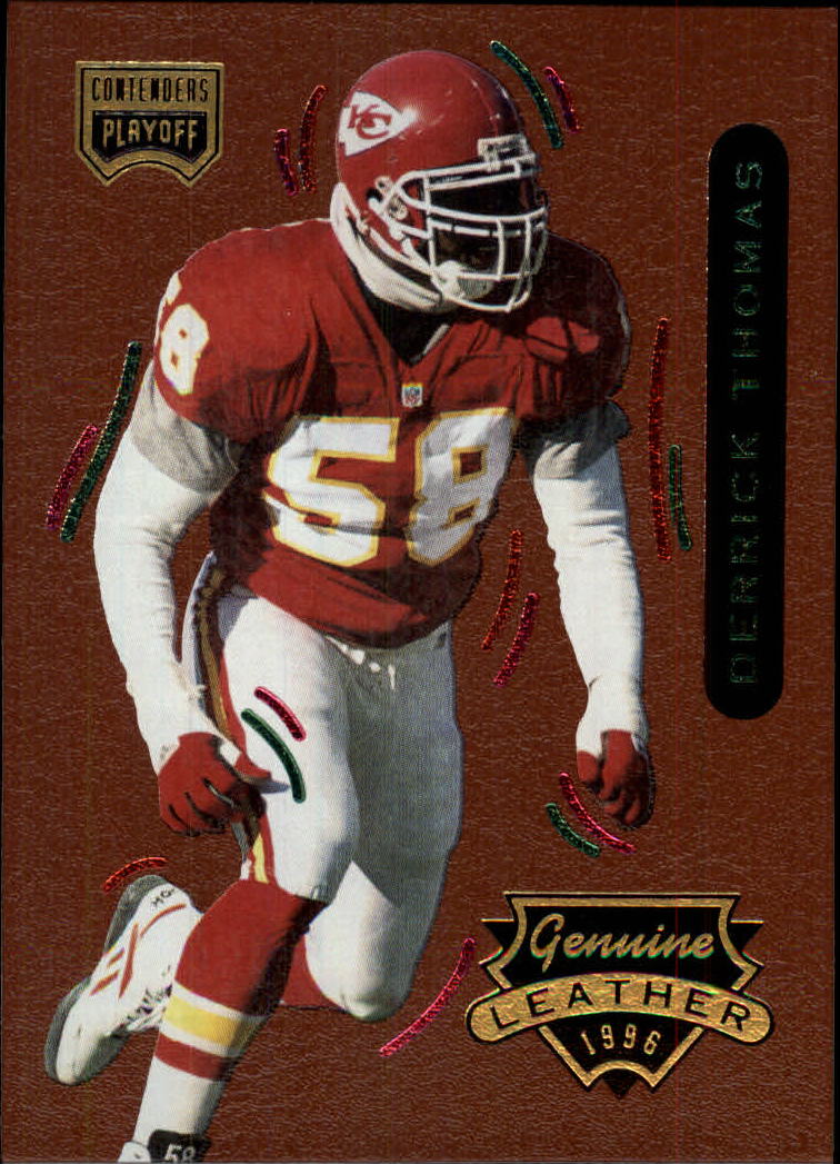 1996 Playoff Contenders Leather #65 Derrick Thomas G