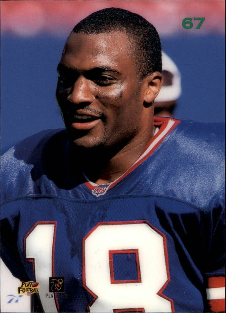 1996 Playoff Contenders Leather #67 Amani Toomer G back image