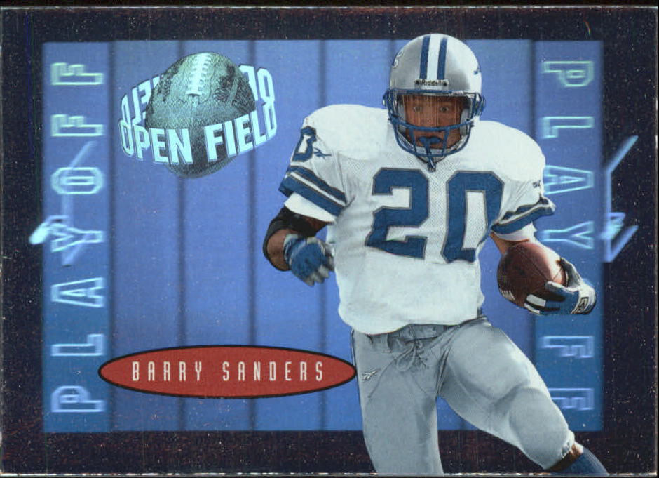 1996 Playoff Contenders Open Field Foil #20 Barry Sanders R