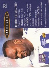 1996 Playoff Contenders Open Field Foil #22 Emmitt Smith P back image