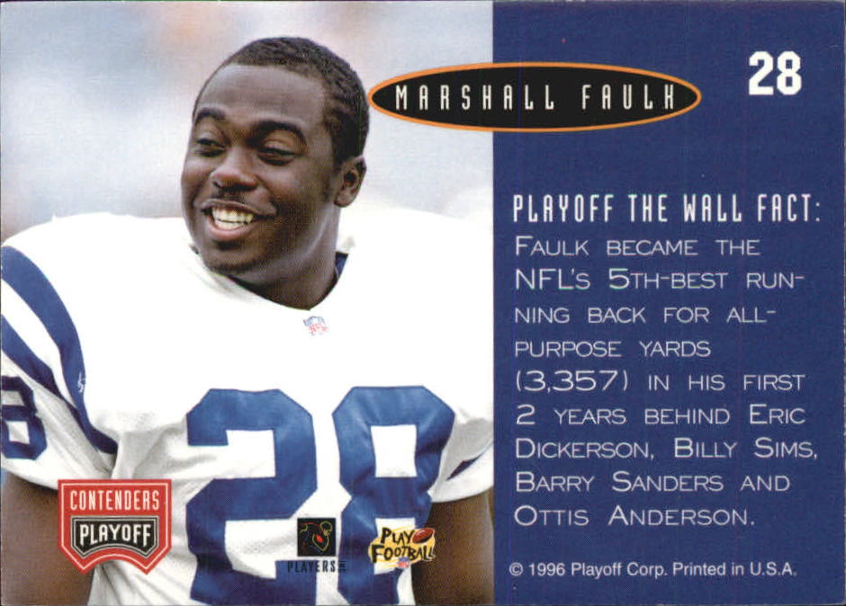 B1190- 1996 Playoff Contenders Offen Feld Folie Fb -du Pick- 15 + Free US Schiff - Bild 56 von 194