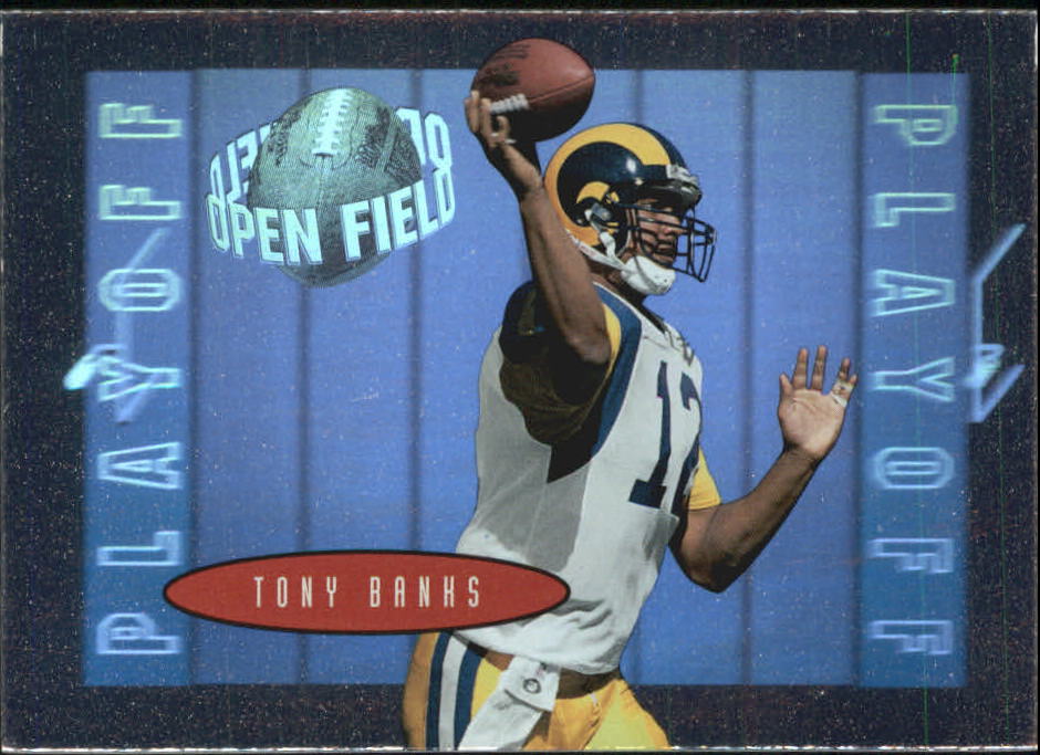 1996 Playoff Contenders Open Field Foil #71 Tony Banks R