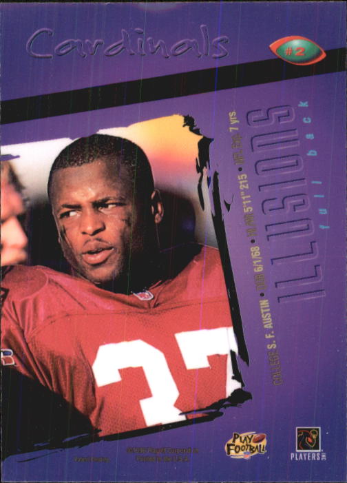 1996 Playoff Illusions #2 Larry Centers back image