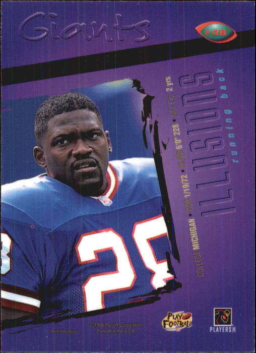 Sports Card Back