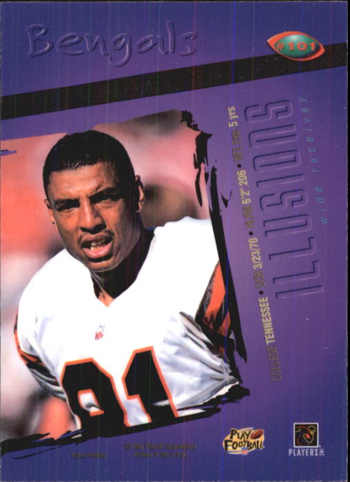 1996 Playoff Illusions #101 Carl Pickens back image