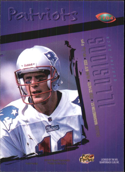 1996 Playoff Illusions #104 Drew Bledsoe back image