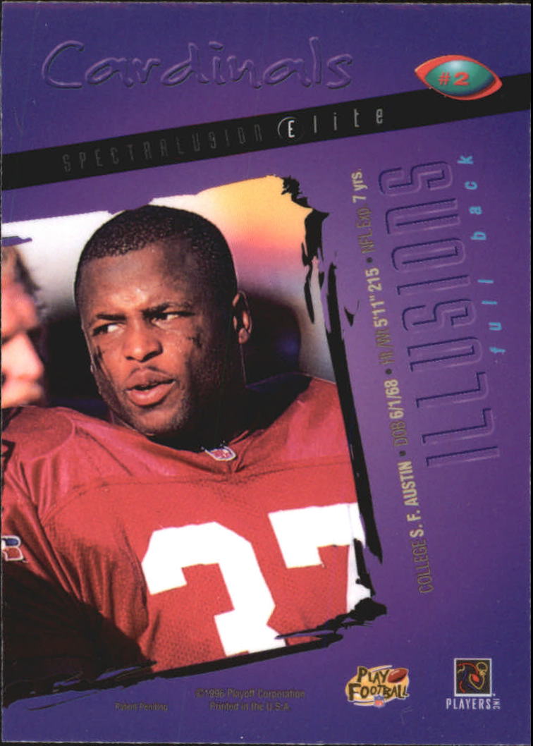 1996 Playoff Illusions Spectralusion Elite #2 Larry Centers back image