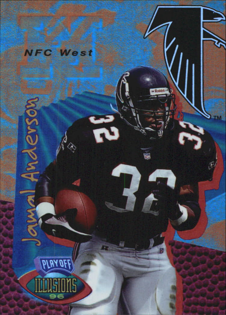 1996 Playoff Illusions Spectralusion Elite #68 Jamal Anderson